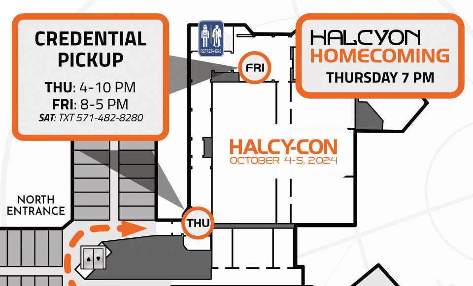 Credential Pickup Map